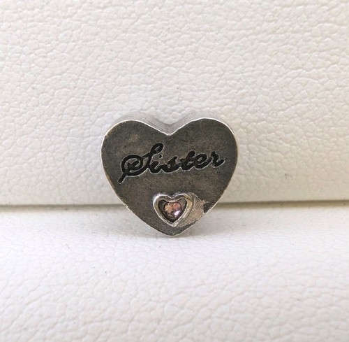 Vintage silver tone sister - vintage, 'sister'