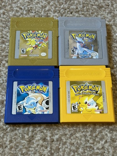 Pokemon yellow game lot - yellow,