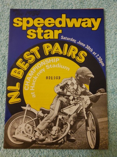 Hackney speedway 1984 national - hackney,