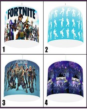 FORTNITE GAME  Kids Bedroom Light Shade  Lampshade 4 DESIGNS  free P&P Reusable