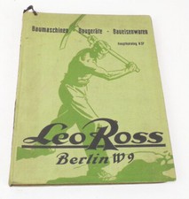 Old Catalog Leo Ross Berlin