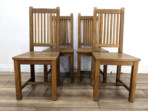 Dining chairs solid oak - dining, 4
