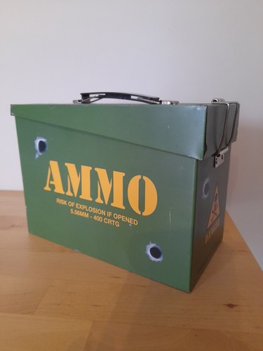 Ammo tin metal ammunition - tin,