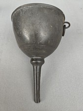 Antique vintage Pewter Wine Funnel kitchen 