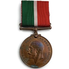 Original WW1 ERASED Blank Spare Gap-Filler Mercantile Marine Merchant Navy Medal