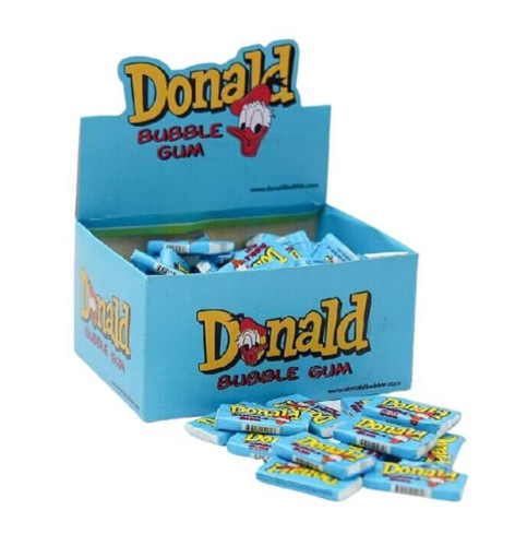 Donald chewing bubble gum full - donald,