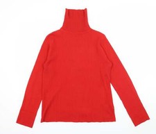 Mia Moda Womens Red High Neck