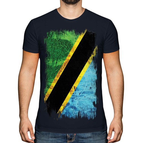 Tanzania grunge flag mens - tanzania,