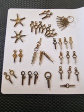 Mostly Vintage, Possibly Some Antique, Pocket Watch Winding keys.