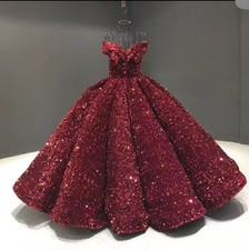 Quinceañera Dress Sparkly Off