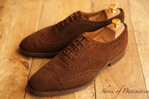Church brown cape buck - church's, suede