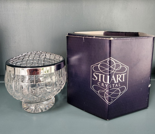 Stuart crystal rose bowl - crystal,