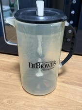 Dr. Brown's Baby Formula Mixing Pitcher  32oz - BPA FREE - Locking Lid (Black)