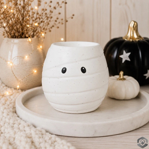 Mummy shaped oil burner - mummy, wax