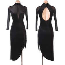 Ballroom Women's Latin Rumba Tango Salsa Samba Competition Dance Dress ！