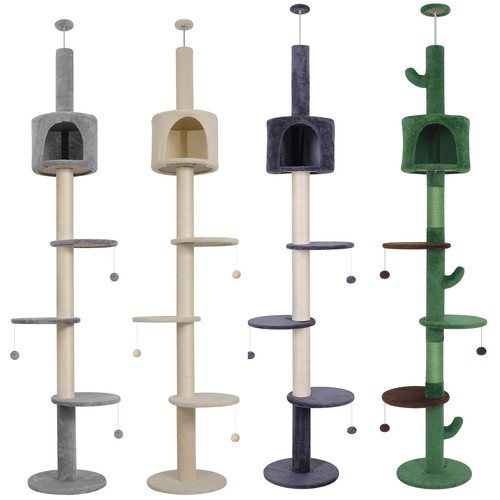 Floor ceiling cat tree - cat,
