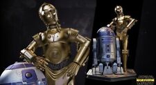 Starwars R2D2 & C3PO 3D Printed Statue -  Unassembled Model Kit  - UNPAINTED