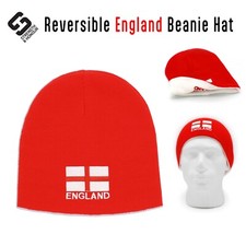 England Football Rugby Beanie Unisex Adult English Reversible Hat 6 Nations