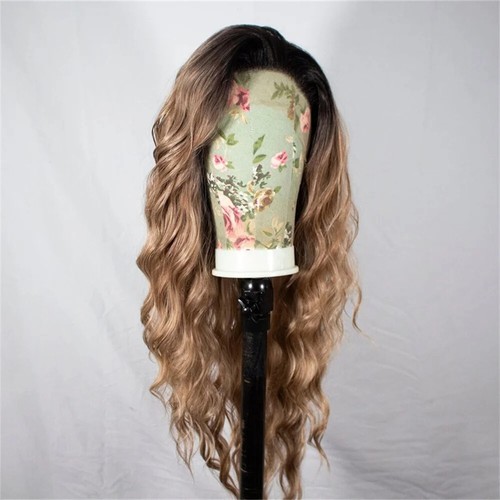 Ombre ash blonde glueless - blonde,