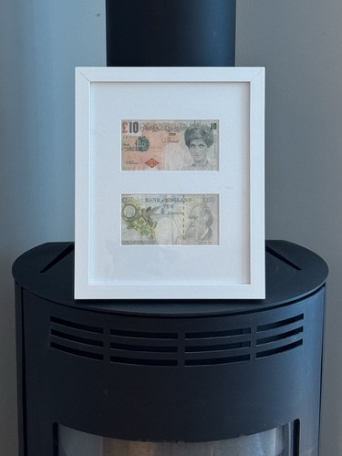 Banksy tenner two notes - tenner,