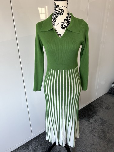 Dress with pleated bottom - dress,