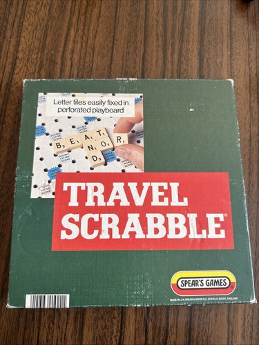 Travel scrabble vintage - scrabble,