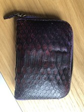 Python Skin Compact Wallet 