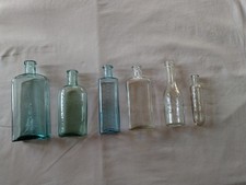 Collection Of 6 Old Bottles