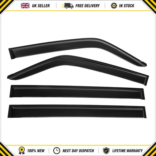 Black wind deflectors door - wind,