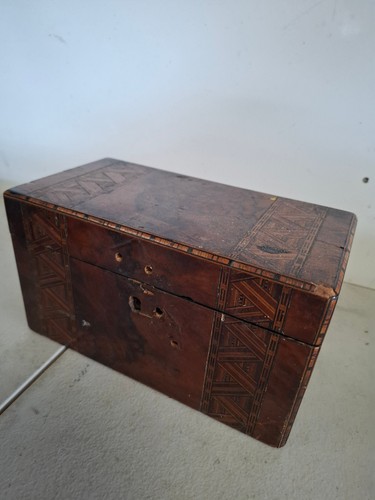 Antique tumbridge ware inlaid - tumbridge,