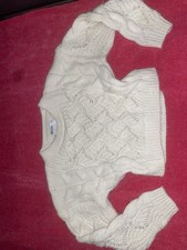 White Rita Ora Knitted Jumper