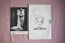 Marlene dietrich signed - ",