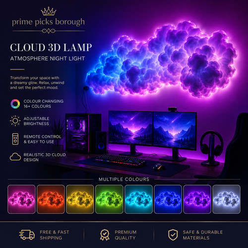 Cloud lamp atmosphere night - lamp,