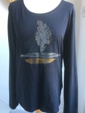 UNISEX BLACK T-SHIRT WITH EMBELLISHMENT IN DIAMONTE. SIZE EXTRA LARGE.NEW.
