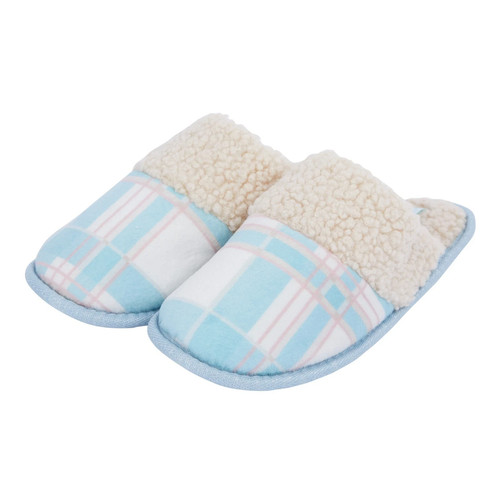 Ladies soft check borg - soft,