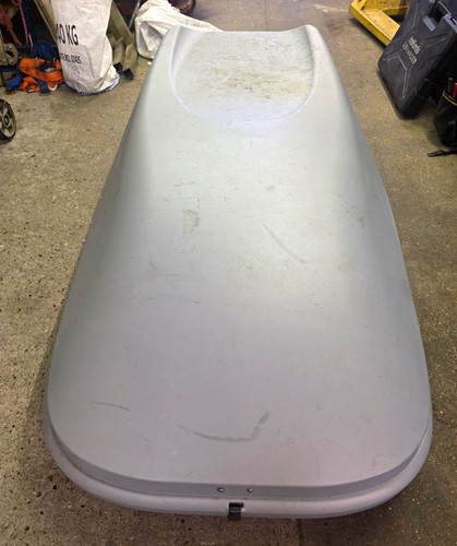Halfords 650l roof box with - roof,