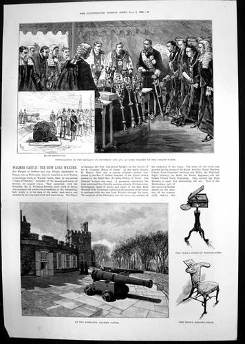 Old print walmer - old,