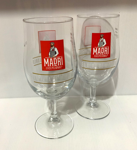 Madri excepcional pint glasses - madri,