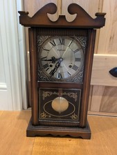 Highlands 31-day pendulum wall clock Mahogony