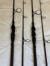 2 NASH SCOPE BLACK OPS 9FT 3.5LB T/C STEPPED UP RODS  RRP £720 CARP SET UP ROD