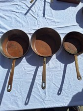 Copper  X 3- sauté sauce pan