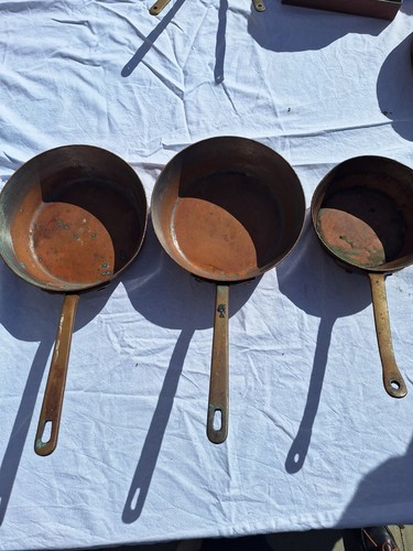 Copper sauté sauce pan - copper,