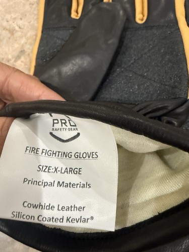 New firefighters gloves - new,