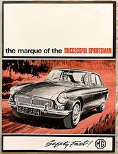 MG range brochure 1966 - MGB, M.G. Magnette, M.G.B GT, Midget #2376