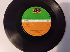 THE DRIFTERS VINYL 7" SINGLE SATURDAY NIGHT AT THE MOVIES  ATLANTIC K 10493 1973