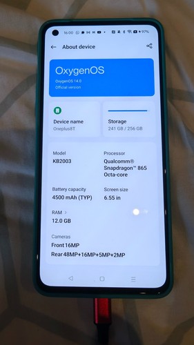 Oneplus 256gb - 8t,