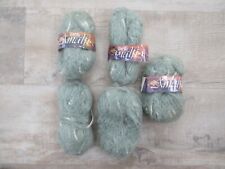 5 vintage Wendy Amalfi knitting wool yarn 5 x 25g balls 30% mohair