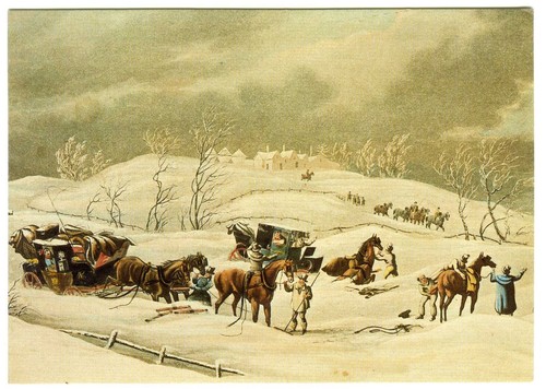 Art postcard engraving mail - art,