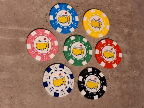 Masters poker chip - masters, ball