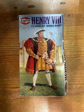 Vintage Airfix Kit Henry VIII 1:12 scale model figure complete & boxed